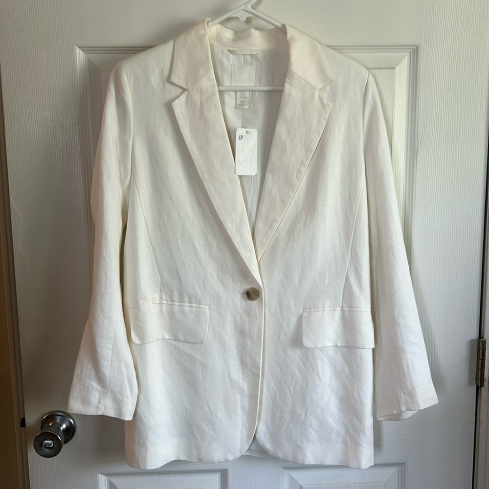 H&M Linen blend blazer